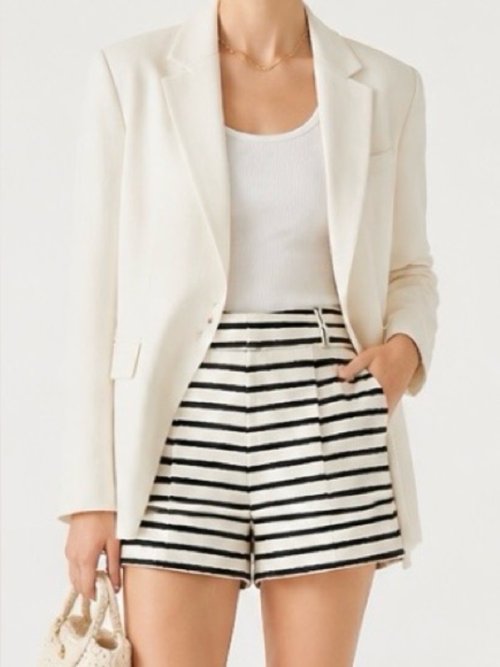 J CREW Women’s Shorts 5” Striped Dolphin